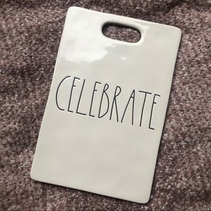 Rae Dunn By Magenta RARE Celebrate Cutting Board